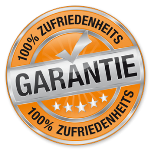 100 Prozent Zufriedenheitsgarantie